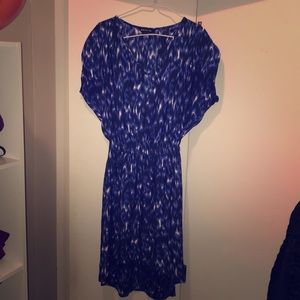 QUICK!FLASH SALE ⚡️ Blue/White High/Low DRESS 🖤💙